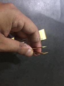 Pince à cils en acier inoxydable japonais de haute qualité Volume plaqué or botte testée à la main pour une qualité durable haute - Product Image 4