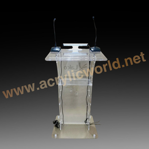 Podio comercial de diseño moderno, Iglesia acrílica transparente de alta calidad - Product Image 6