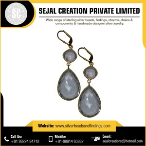 Vente en gros de boucles d'oreilles en argent 925 au prix le plus bas - Product Image 3