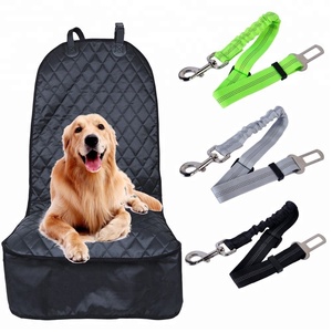 Water Proof Nonslip <b>Pet</b> <b>Car</b> Accessory <b>Pet</b> Front <b>Seat</b> <b>Cover</b> with Safty Belt - Product Image 2