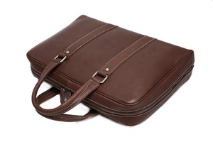 Genuine Leather Laptop <b>Bag</b> Genuine Leather Crazy Horse <b>Satchel</b> Office <b>Bag</b> From Best Provider - Product Image 3
