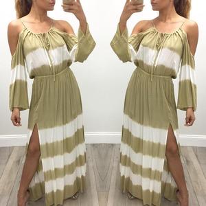 Tendance Hot Designer Vêtements De Plage Morue Manches Longues Robe Longue - Product Image 1