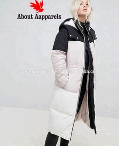 Nouvelle veste parka matelassée décontractée en polyester rembourrée épaisse avec fermeture éclair réversible imperméable pour femmes d'hiver - Product Image 2