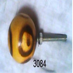 Boutons de porte d'armoire en céramique peints à la main de meilleure qualité Bouton de porte en bois pour meubles - Product Image 2