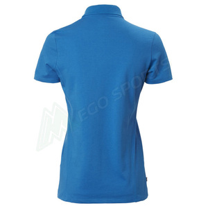 Vente en gros de polo pour femmes personnalisées Nouveau design de t-shirt de golf tricoté court avec logo imprimé en broderie - Product Image 2