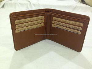 Billetera plegable de cuero para hombre, billetera personalizada con bloqueo RFID, gran promoción, diseño y tamaños personalizados - Product Image 2