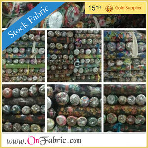 62"/63" Breathable <b>Print</b> Knit Spandex Nylon <b>Mesh</b> Fabric 90gsm for Garment Use - Product Image 2