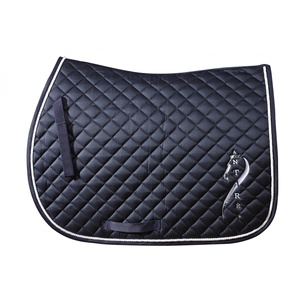 Tapis de selle de cheval de dressage violet élégant confortable équipement d'équitation anglais OEM ODM du fabricant et exportateur indiens - Product Image 3