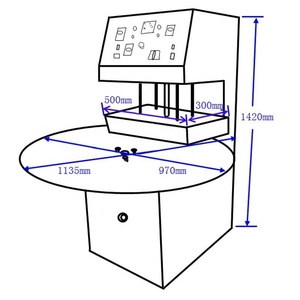 <strong>Blister</strong> <strong>Packing</strong> Sealing <strong>Machine</strong> For Toys And Cosmetic Package - Product Image 4