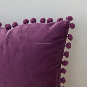 Funda de cojín de terciopelo, funda de almohada de lujo, personalizada de fabricante indio, funda de cojín decorativa, fundas de almohada suaves, decoración del hogar - Product Image 2