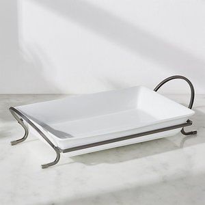 ตกแต่งการออกแบบใหม่สี่เหลี่ยมผืนผ้าถาดพร้อมขาตั้ง - Product Image 1