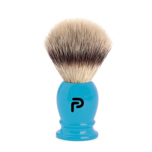 แปรงโกนหนวดสำหรับผู้ชายที่โกนหนวดพร้อมด้ามจับไม้ขนแบดเจอร์ระดับพรีเมียมสำหรับการดูแลส่วนบุคคลร้านตัดผมใช้สำหรับโกนหนวด - Product Image 2