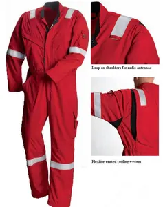 Cotton polyester New Men's Get your Custom made Workwear Uniforms Fire Retardant Coveralls Coverall Suit Safety Coverall
