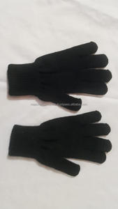 En gros Hiver Exigence client Logo Tricoté 100% Laine Tissu et Mitaines Mitaines Gauntlet - Product Image 4