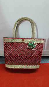 Femmes à la mode sac à main fait main carex d'herbe - Product Image 4