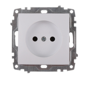 ซ็อกเก็ตฝังผนังไฟฟ้า220V กลไกสำหรับ16A สีขาวพลาสติกทองแดงมาตรฐานอียูอังกฤษ - Product Image 1