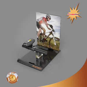 Présentoir d'écouteurs de magasin de détail d'usine présentoir de comptoir en acier acrylique - Product Image 1