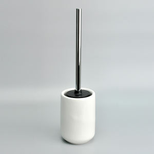 Ensemble de brosse de toilette cylindrique en frêne de Mandchourie avec support - Product Image 2