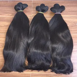 Super Dubbele Rechte Natuurlijke Kleur Haar Vendor In Nigeria, Guangzhou Haar Fabriek Groothandel 9A Ruwe Haar Van Livihair Bedrijf