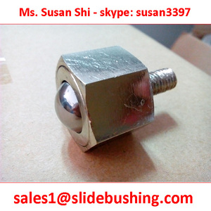 Unidad de rodamiento de transferencia de pernos de bola de NYLON de 3/4 pulgadas, rodillo transportador M6 M8 M14, rosca o puede hacer unidades de bola de acero de tornillo M10x40mm - Product Image 4