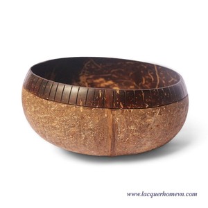 Natural Inside Outside Real <b>Coconut</b> <b>Shell</b> Bowls from Vietnam - Product Image 2