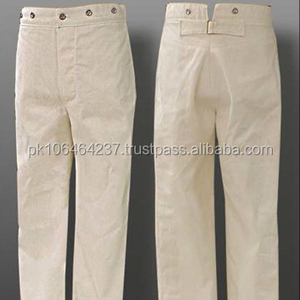 100% lana y algodón uniformes generales personalizados limpieza ropa de trabajo Civil nuevos pantalones de pato - Product Image 6