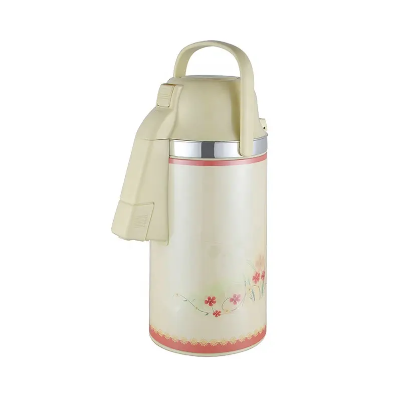 HAPPY LION Thermos Airpot Tea Coffee Flask Insulated Vacuum Decanter Travel Glass Refill Inside HXE-I