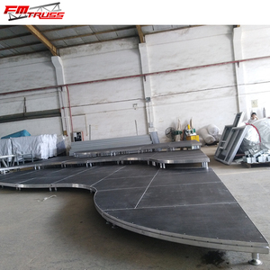 Plataforma de palco portátil para eventos, plataforma dobrável de alumínio para eventos de concerto - Product Image 5