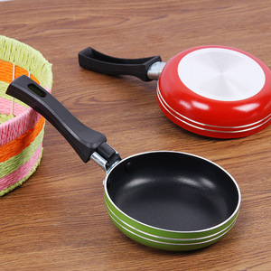Hot Sale Plastic Handle Non Stick Stainless Steel Mini Frying <strong>Egg</strong> <strong>Pan</strong> - Product Image 2