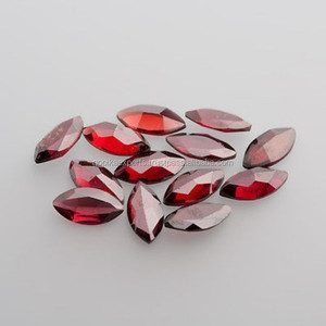 Granate rojo natural en forma de marquesa facetado corte suelto 5X10MM piedras preciosas precio de fábrica mayorista trato directo a granel - Product Image 2