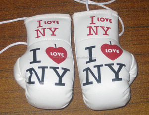 GAF Rear Car Mirror Mini Boxing Gloves <b>Key</b> Ring Promotional Mini Boxing Gloves for Car Hanging for Men and Women - Product Image 4