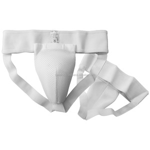 Protector Inguinal de Taekwondo para Hombre con Copa de Plástico Resistente, Malla Espumada, Ligero, Tallas M-XL - Product Image 1