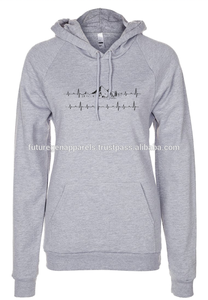 Sweat à capuche surdimensionné en coton imprimé personnalisé pour femmes respirant grande taille conception toutes saisons sweat à capuche pull brodé - Product Image 2