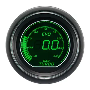 52 Mm Lcd-scherm Digitale Turbo Bar Boost Gauge Voor Auto