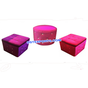 Muebles de salón de boda de cuero de colores, paneles para boda - Product Image 1