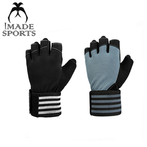Guantes de medio dedo para levantamiento de pesas, fitness, deportes y gimnasio para hombres - Product Image 2