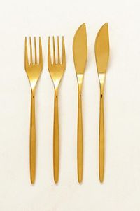 Juego de cubiertos hechos a mano de estilo moderno de Portugal, cubiertos de acero inoxidable ecológicos para el hogar, cocina, hoteles, restaurantes, fiestas - Product Image 3