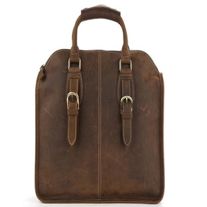 Buffalo Leather <b>Laptop</b> Briefcase Messenger Men's Handbag - Product Image 1
