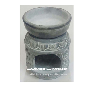 Natural Soapstone Oil Lamp - Product Image 1