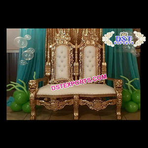 León real boda sofá de dos plazas última boda novia novio sillas boda conjunto de sofá muebles - Product Image 1