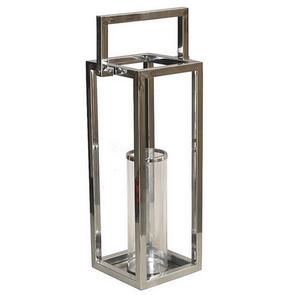 Petite lanterne à bougie en acier inoxydable pour la décoration intérieure et extérieure |   Éclairage décoratif moderne pour table, patio, mariage, maison. - Product Image 1