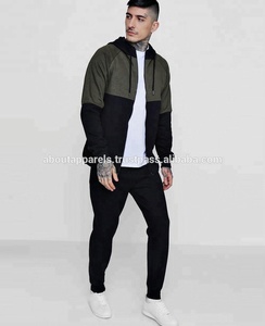 2022จำนวนมากที่กำหนดเองผ้าฝ้ายสีเทาว่างเปล่าขายส่ง Tracksuit สำหรับบุรุษ/ผ้าฝ้ายธรรมดาขนแกะราคาถูก - Product Image 2