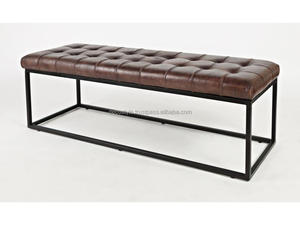 Otomana de piel sintética blanca - Product Image 5