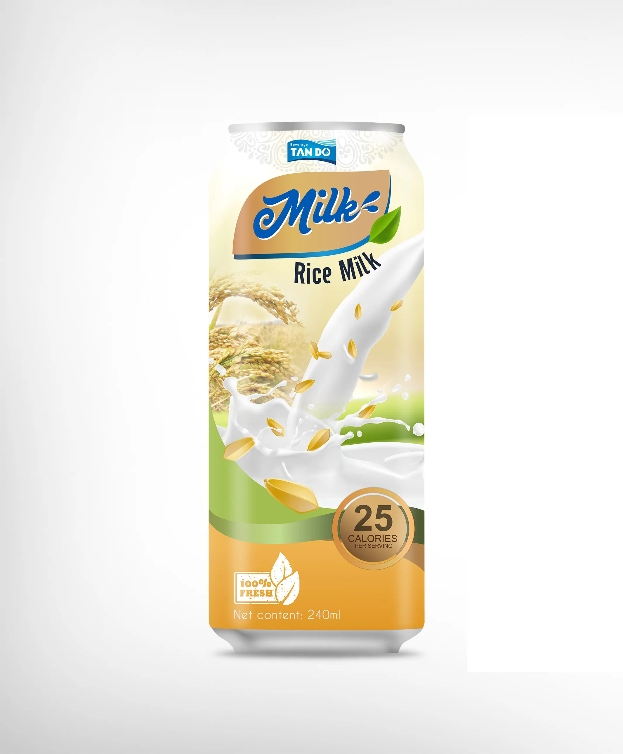 Rijst Melk In Kan Voor Private Labeling Van Tan Doen Drank Fabrikant In Vietnam