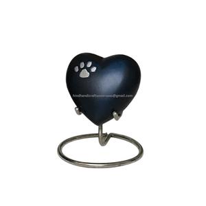 Neuf chaud gravés dorés en forme de cœur pour animaux domestiques, en laiton gris, répulsif pour crinière, pour chat et chien, fournitures d'anniversaire, fait à la main en inde - Product Image 6