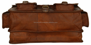 Porte-documents en cuir véritable 100% fait à la main étanche hommes femmes collège sacoche sacs pour ordinateur portable pour l'été automne voyage - Product Image 6