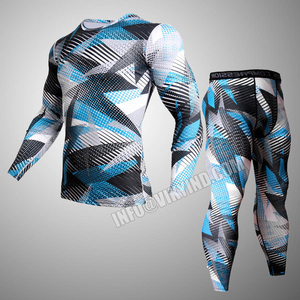 Custom logo Design High Quality Rashguard Wholesale Short Sleeve MMA Rash Guard <b>Bjj</b> Custom Printed Clothing Mens Rash Guard Set - Product Image 3