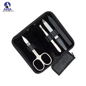 Manicure Pedicure <b>Nail</b> Care Set with Beauty Facial Tools and Cuticle Clippers in Portable Case for Foot and <b>Hand</b> Grooming - Product Image 5