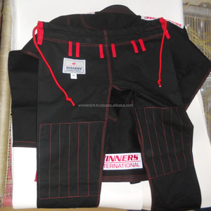 Kimono de BJJ pour hommes, tissage Perle/Or, couleurs personnalisables - Product Image 4