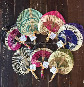 Seagrass Products Decorative <b>Large</b> Hand <b>Fans</b> Ms.Holiday - Product Image 3